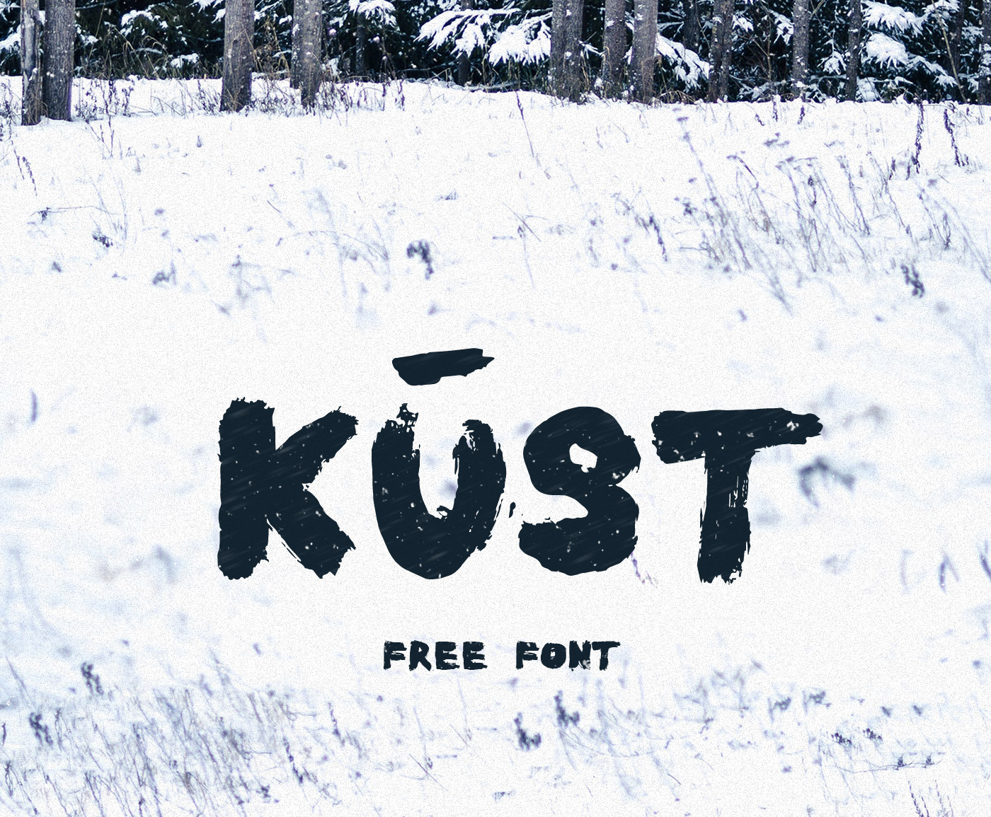 Kūst Brush Font