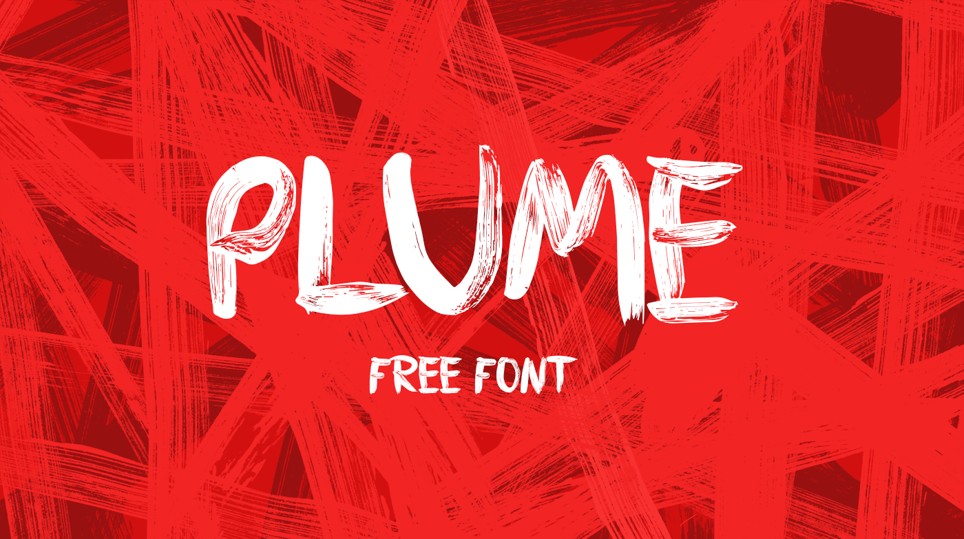 PLUME Free Brush Font