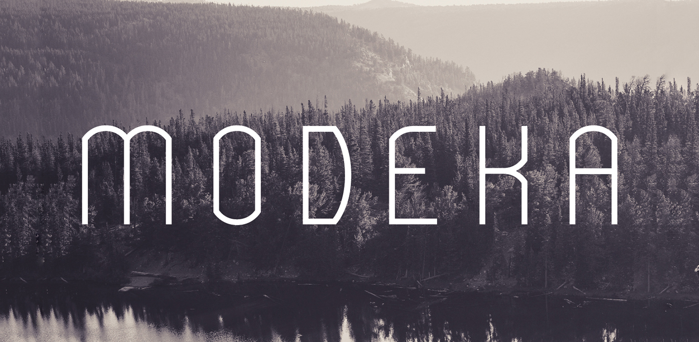 MODEKA – Typeface