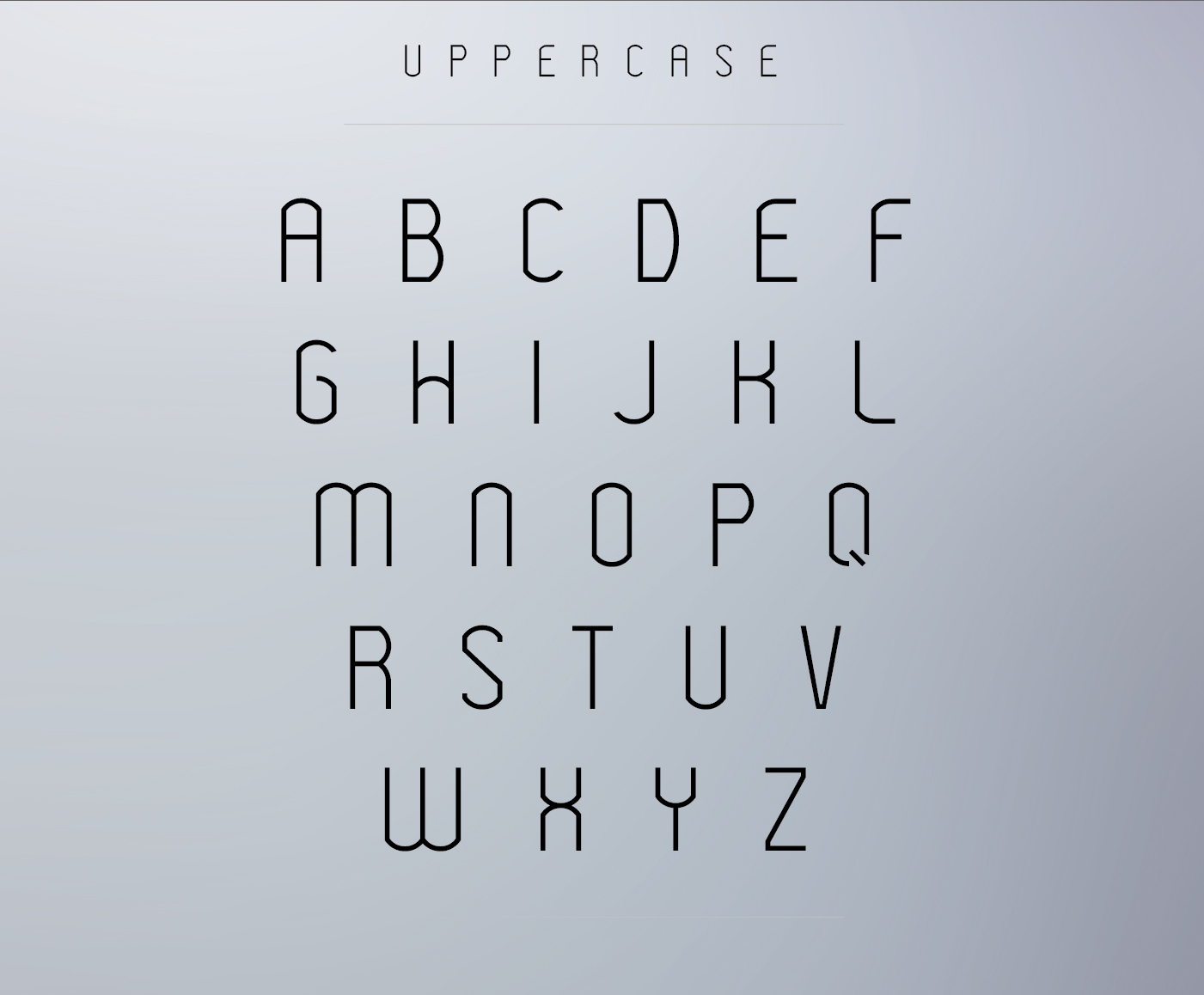 MODEKA – Typeface