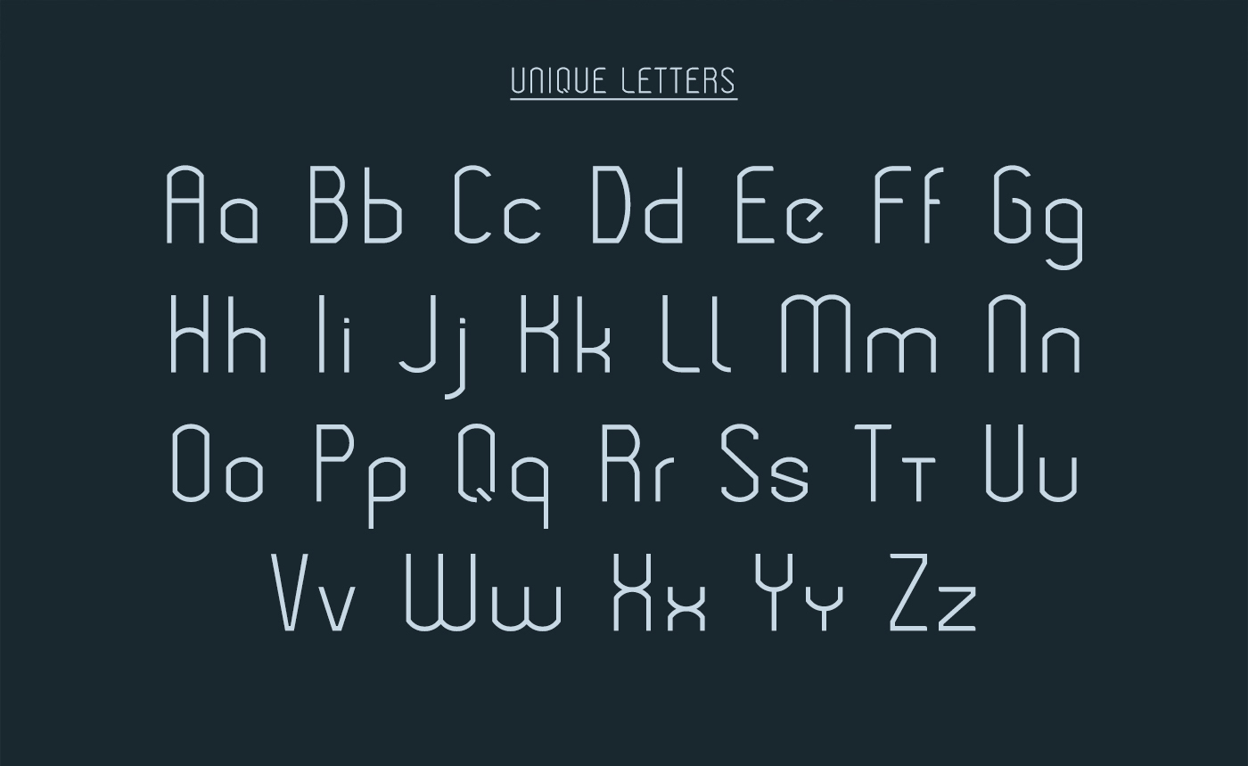 Modeka Extended Font