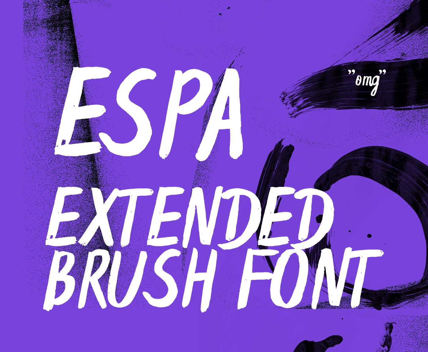 Espa Extended Brush Font