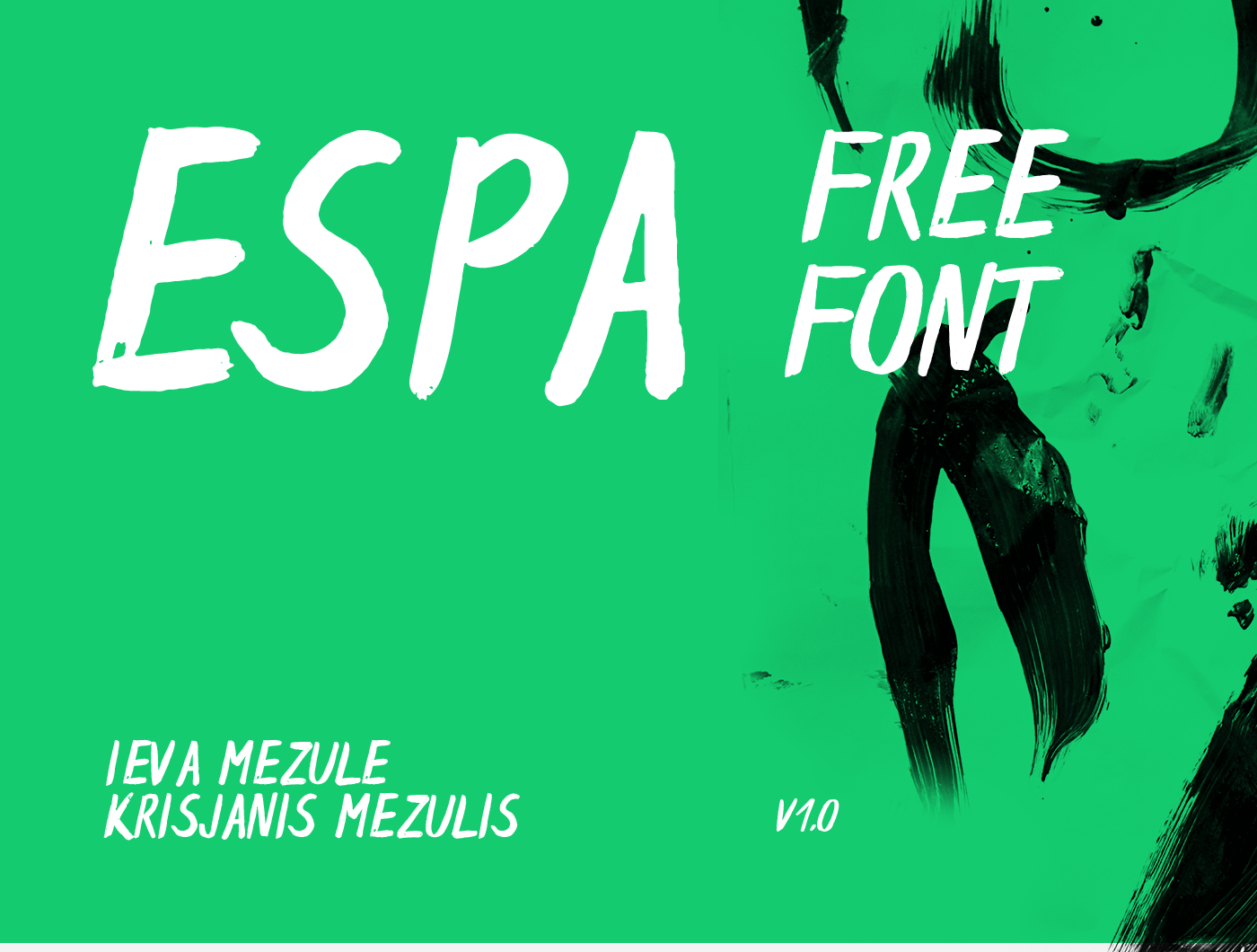 Espa Free Brush Font