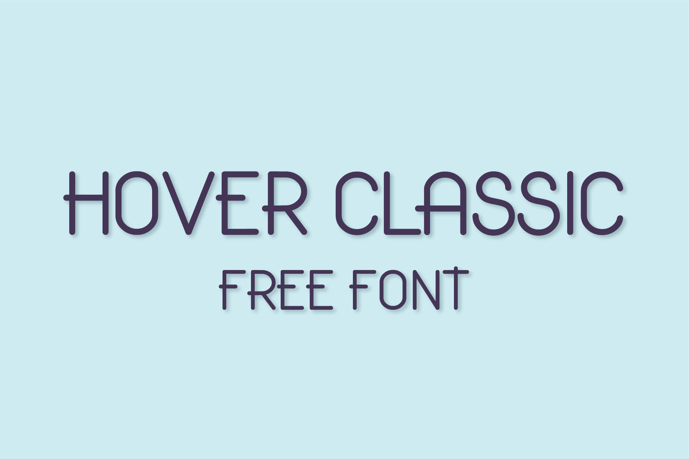 Hover Classic Free Font
